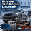 subaru subframe defect